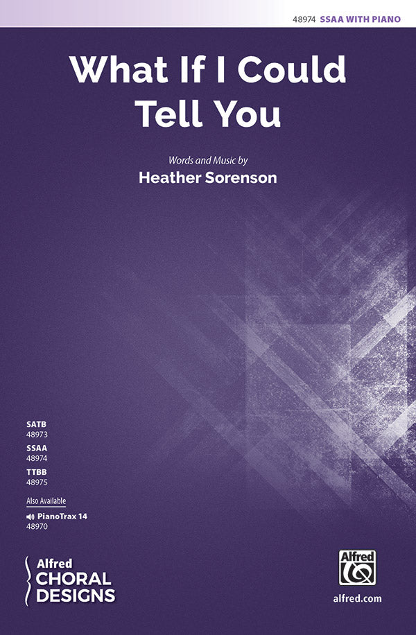 What If I Could Tell You Sheet Music Preview