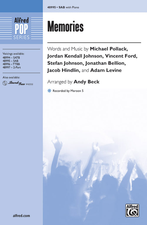 Memories Sheet Music Preview