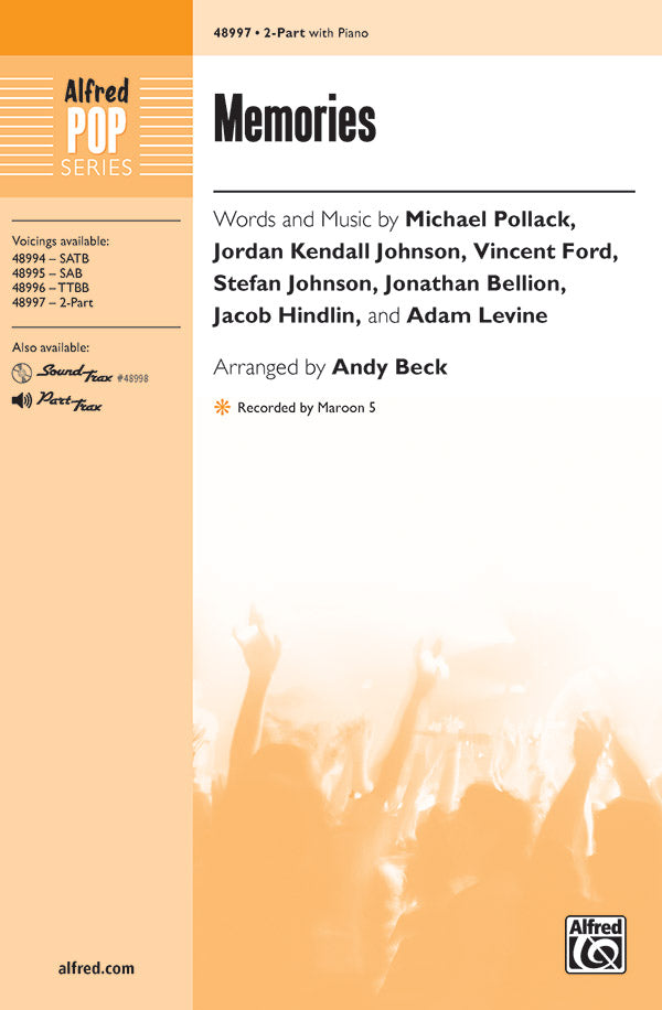 Memories Sheet Music Preview