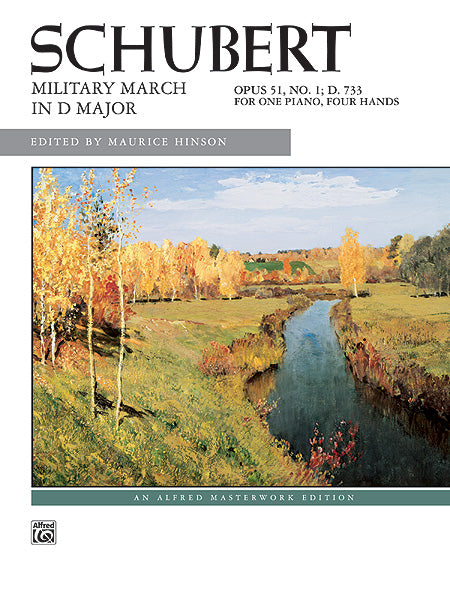 Schubert: Military March in D Major, Opus 51, No. 1 Cover Image