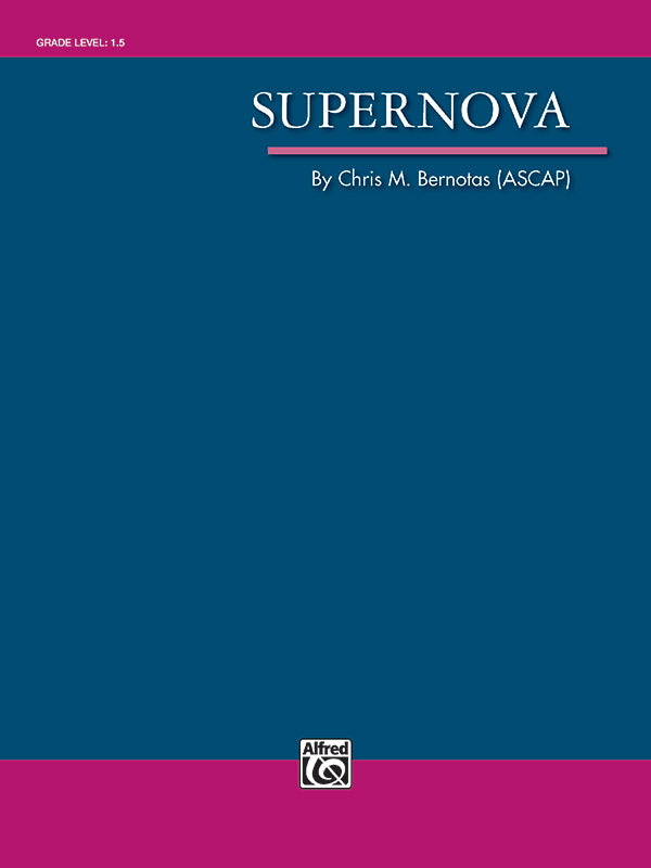 Supernova: E-flat Baritone Saxophone Sheet Music Preview