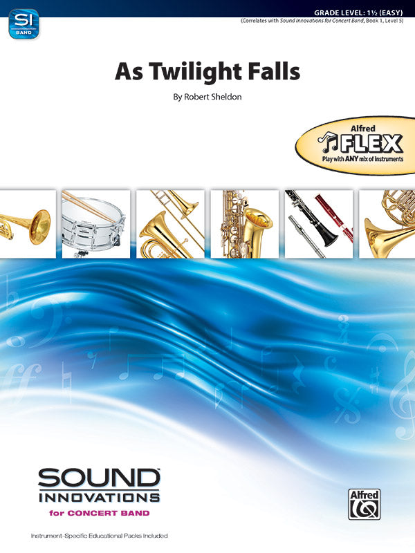 As Twilight Falls: Timpani Sheet Music Preview
