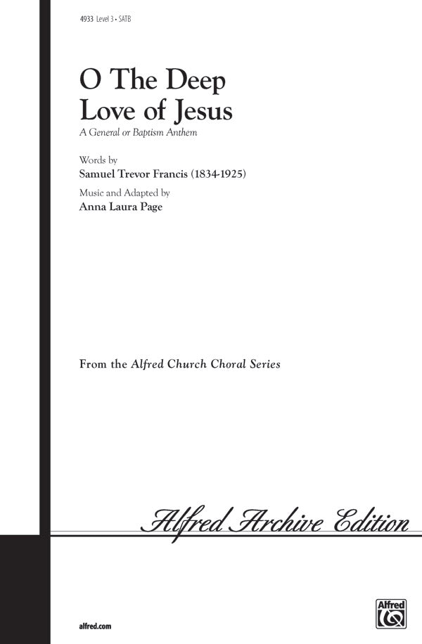 O the Deep Love of Jesus Cover Image