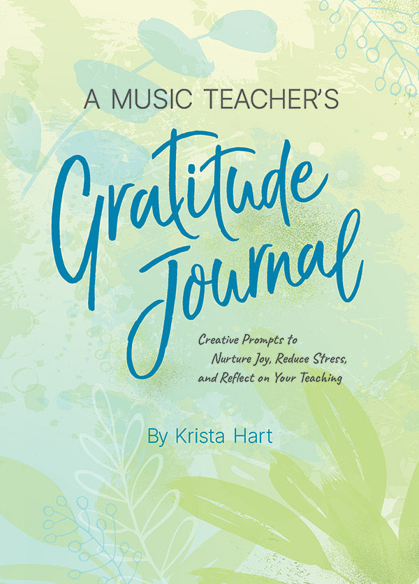 A Music Teacher's Gratitude Journal Cover Image