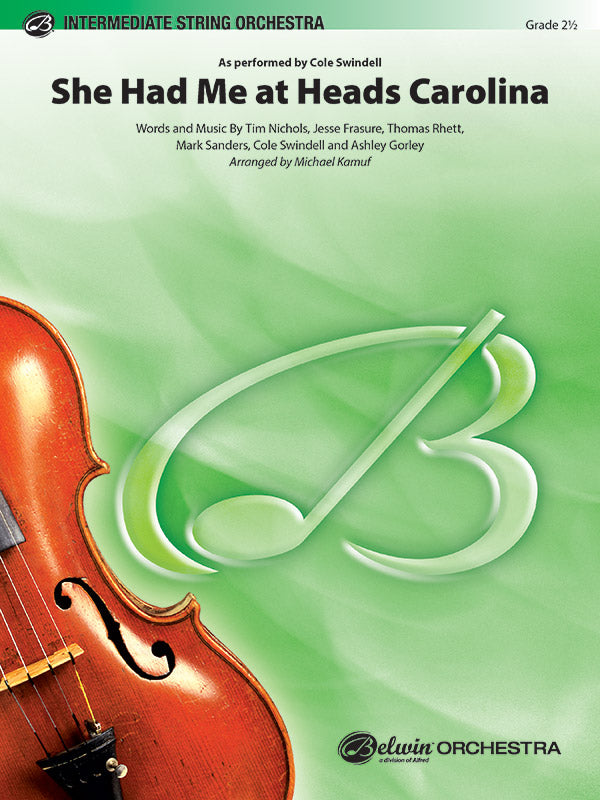 She Had Me at Heads Carolina Sheet Music Preview
