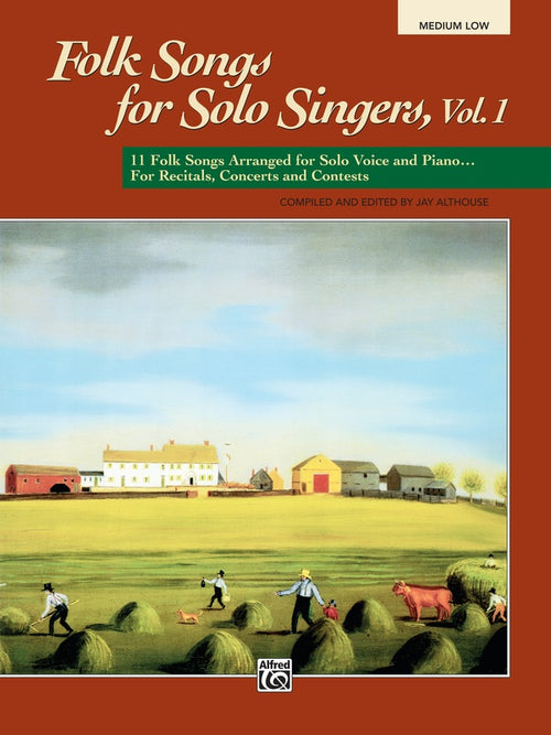 Folk Songs for Solo Singers, Vol. 1 Cover Image