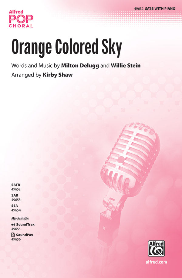 Orange Colored Sky Sheet Music Preview