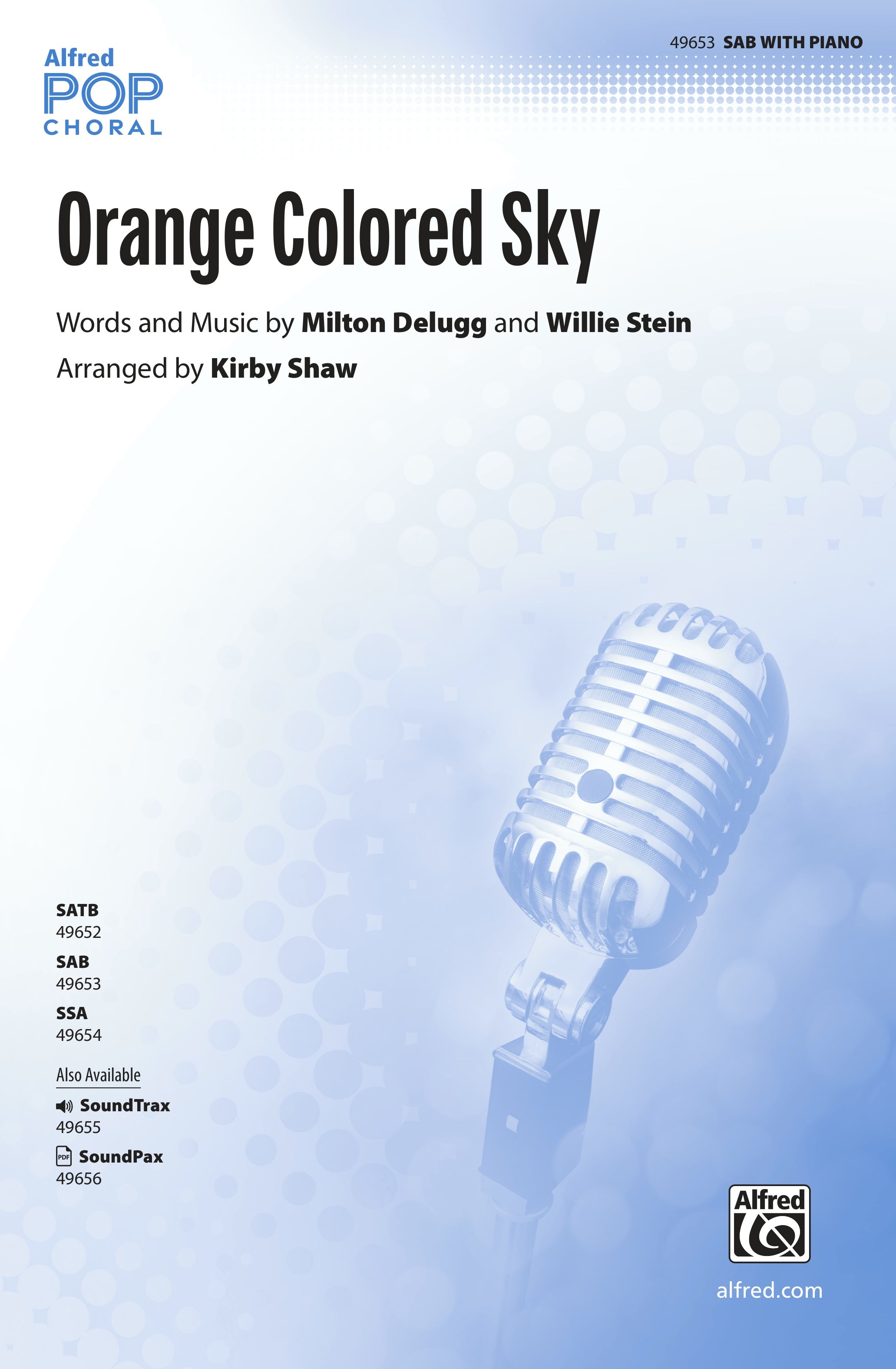 Orange Colored Sky Sheet Music Preview