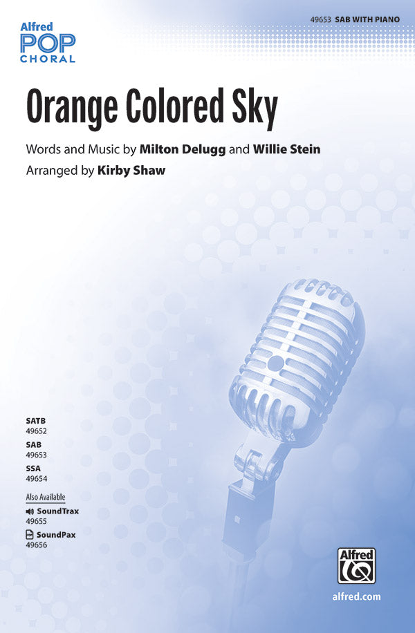 Orange Colored Sky Sheet Music Preview