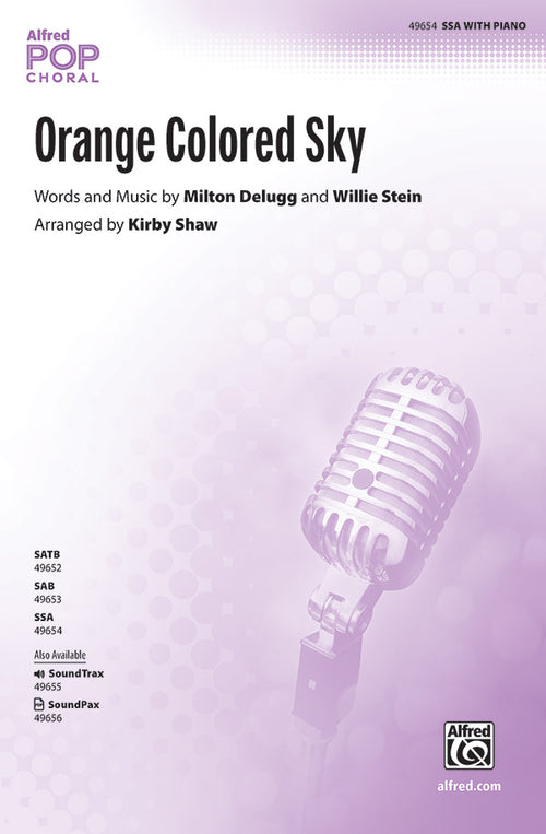 Orange Colored Sky Sheet Music Preview