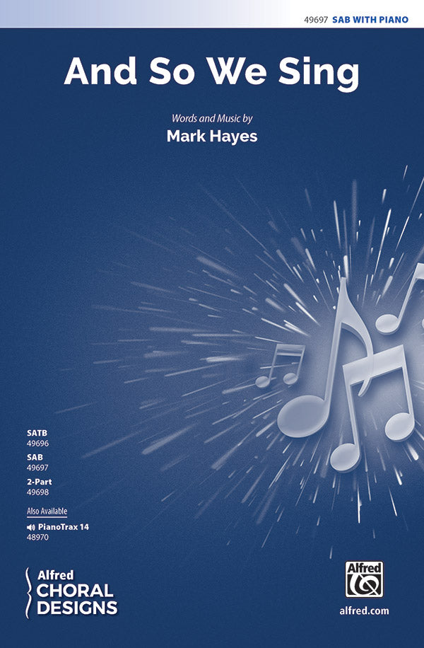 And So We Sing Sheet Music Preview