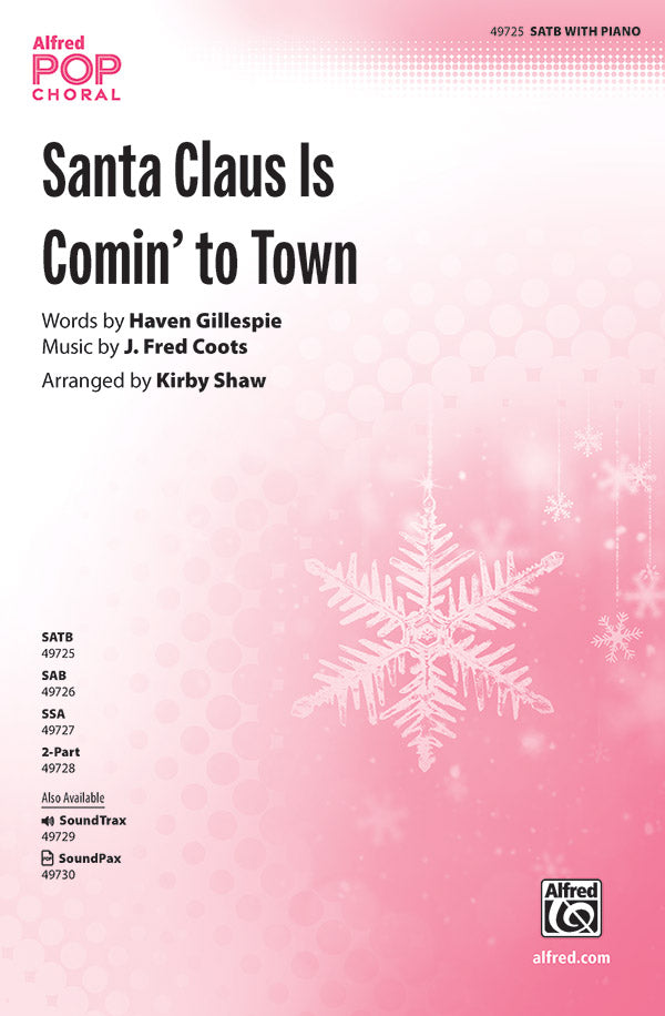 Santa Claus Is Comin' to Town Sheet Music Preview
