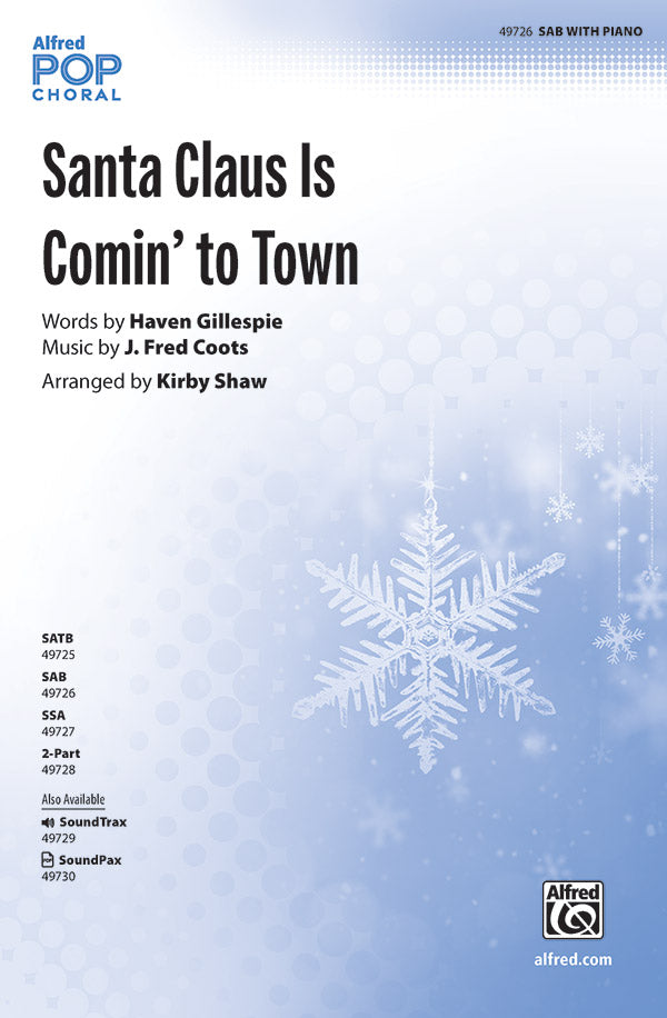 Santa Claus Is Comin' to Town Sheet Music Preview