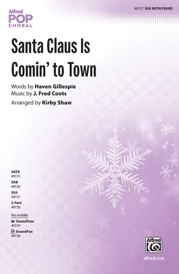 Santa Claus Is Comin' to Town Sheet Music Preview