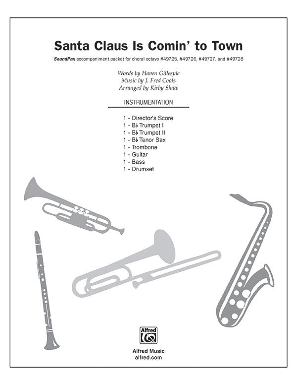 Santa Claus Is Comin' to Town Sheet Music Preview