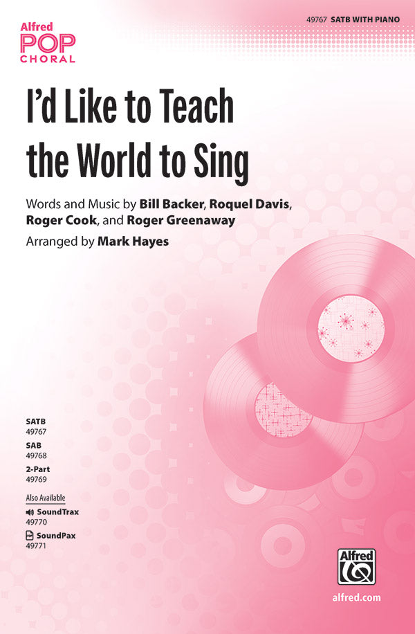 I'd Like to Teach the World to Sing Sheet Music Preview