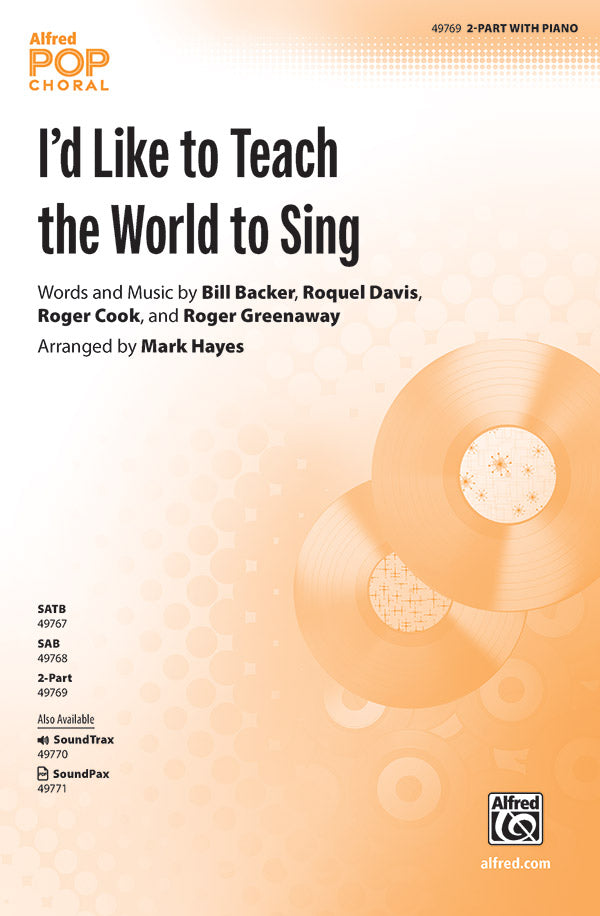 I'd Like to Teach the World to Sing Sheet Music Preview