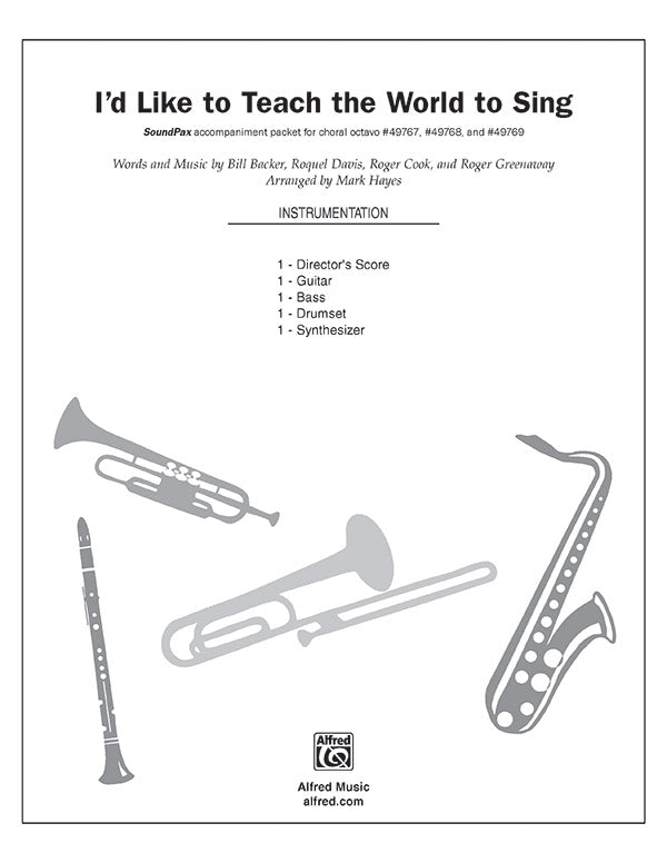 I'd Like to Teach the World to Sing: Score Sheet Music Preview