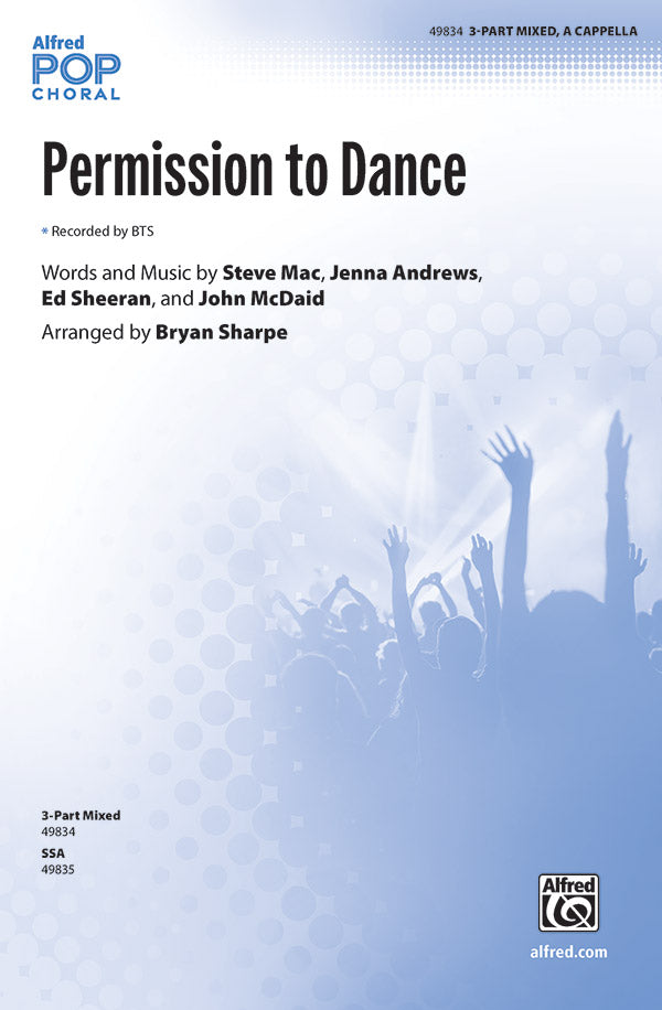Permission to Dance Sheet Music Preview