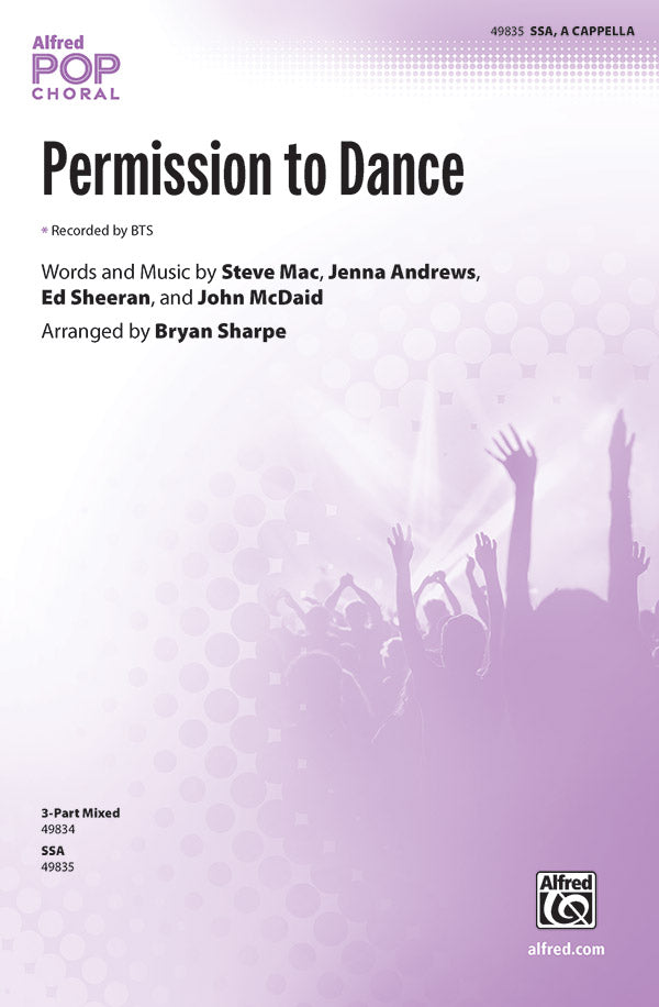 Permission to Dance Sheet Music Preview