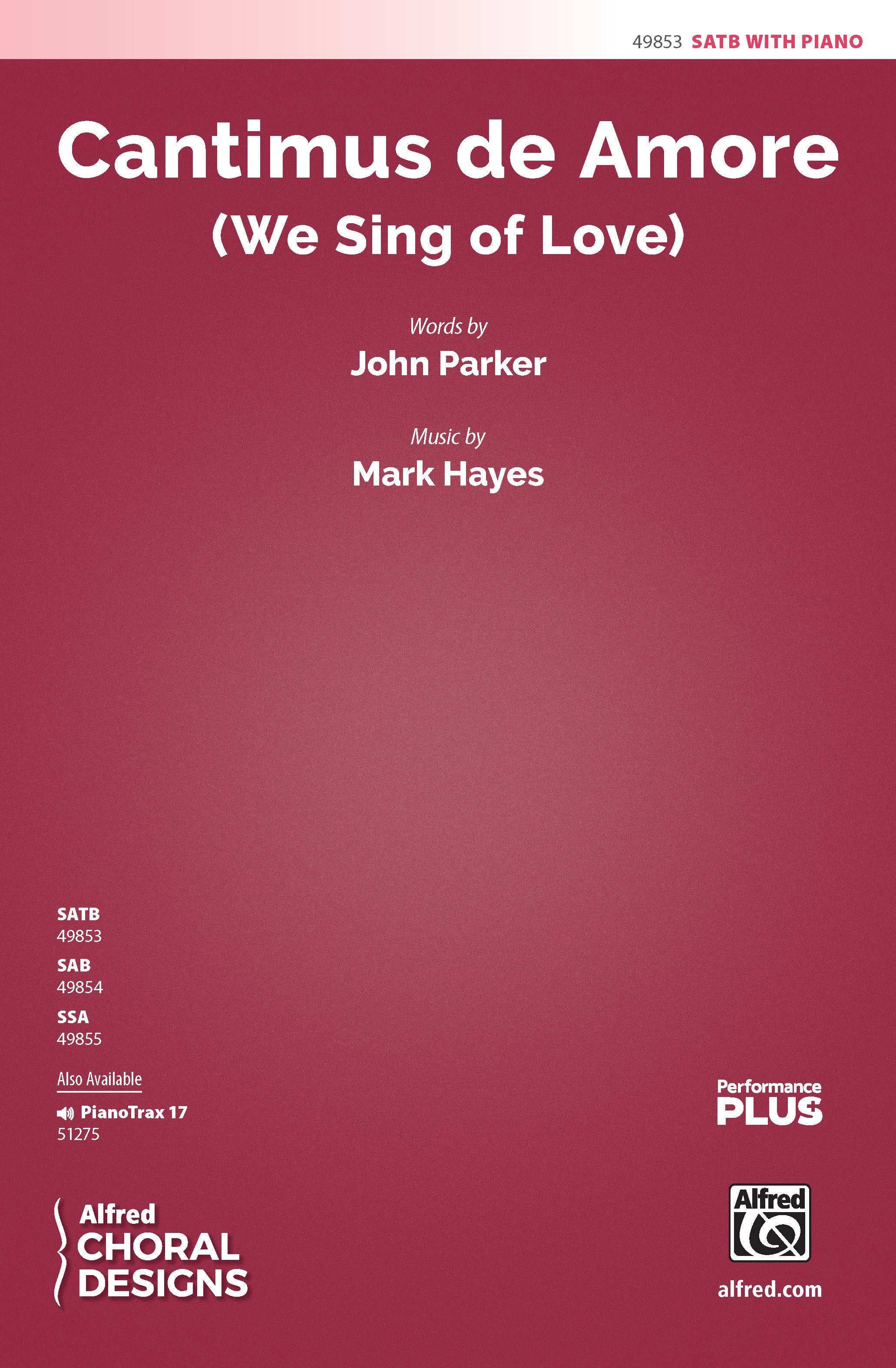 Cantimus de Amore Sheet Music Preview