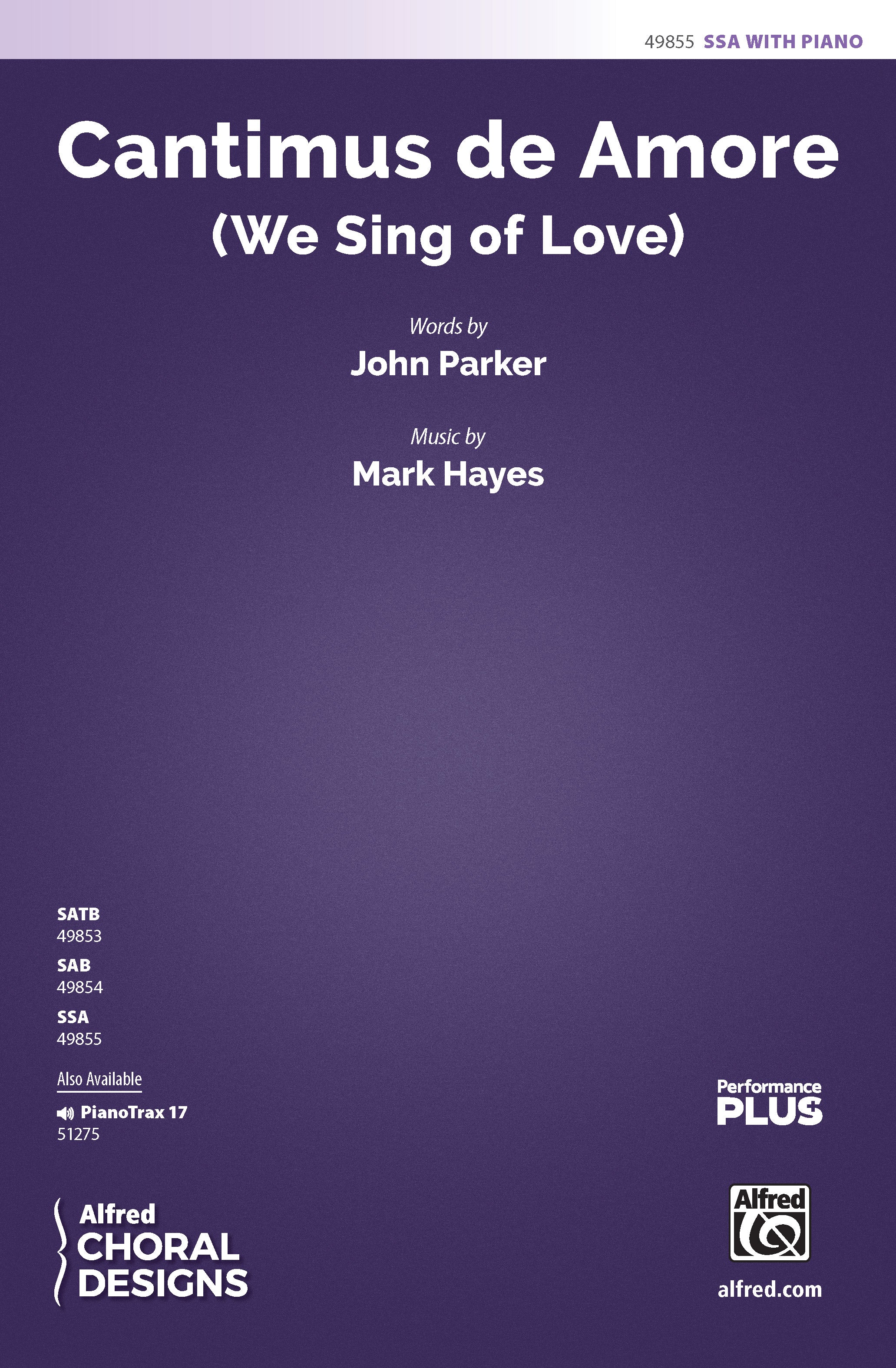 Cantimus de Amore Cover Image