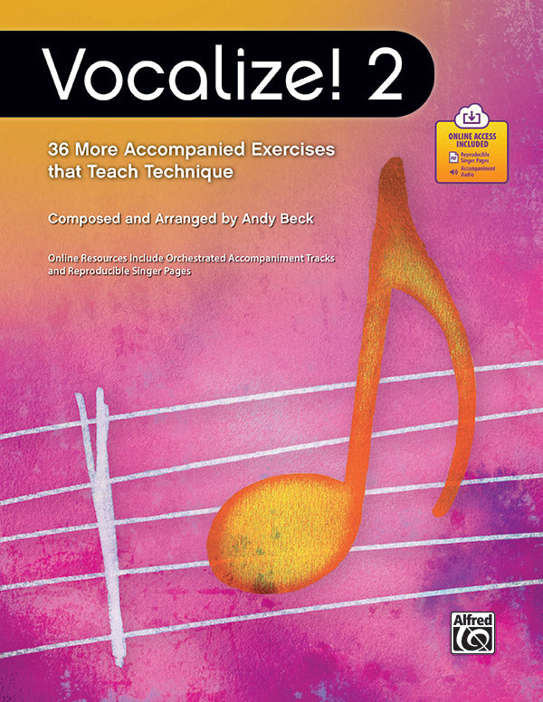 Vocalize! 2: Choral Comb Bound Book & Online PDF/Audio | Andy Beck
