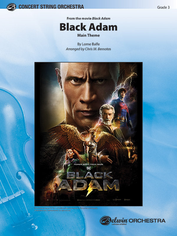 Black Adam: String Bass Sheet Music Preview