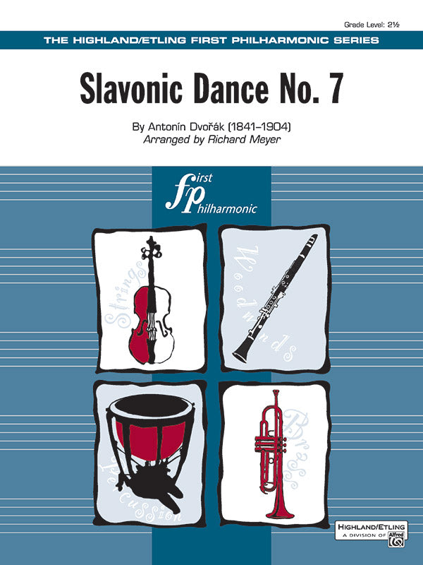 Slavonic Dance No. 7: 1st B-flat Trumpet Sheet Music Preview