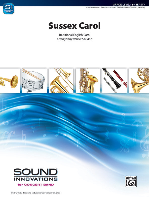 Sussex Carol: Bb Educational Pack Sheet Music Preview
