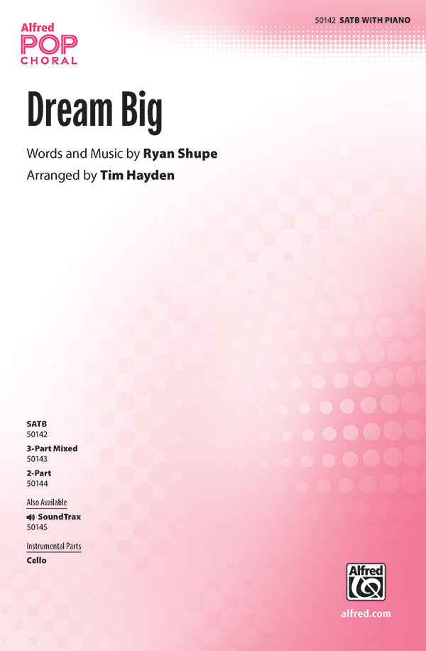 Dream Big Sheet Music Preview