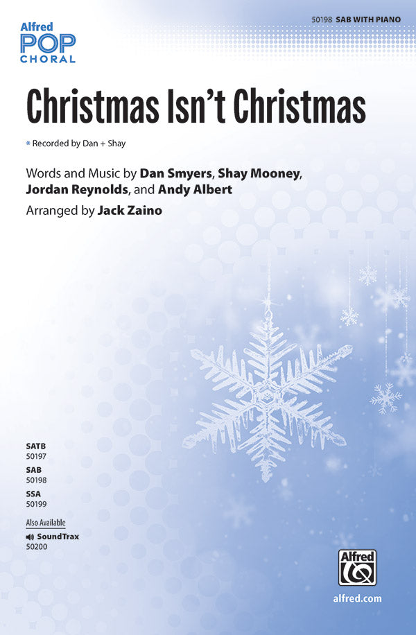 Christmas Isn't Christmas Sheet Music Preview