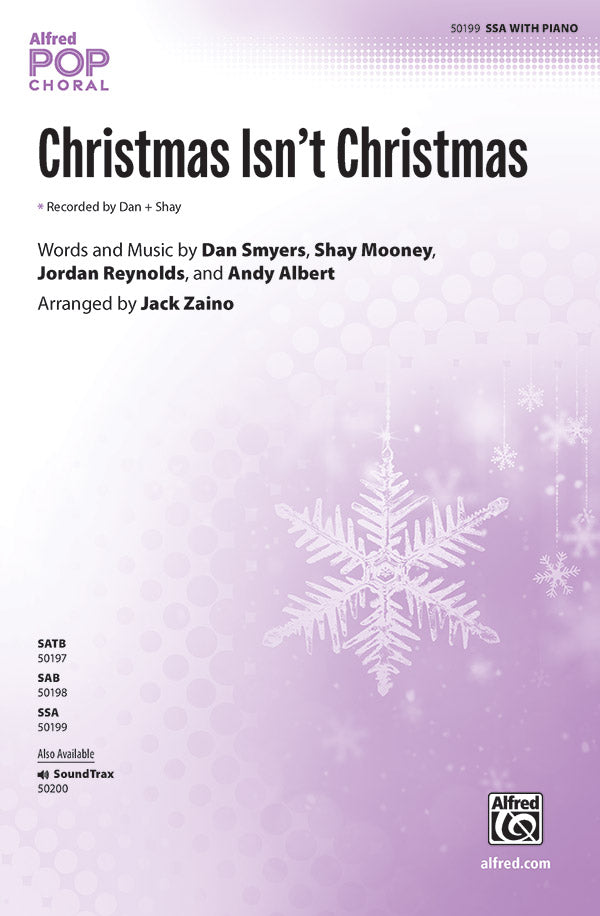 Christmas Isn't Christmas Sheet Music Preview