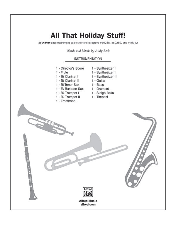 All That Holiday Stuff!: 1st B-flat Trumpet Sheet Music Preview