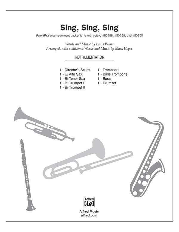 Sing, Sing, Sing: String Bass Sheet Music Preview