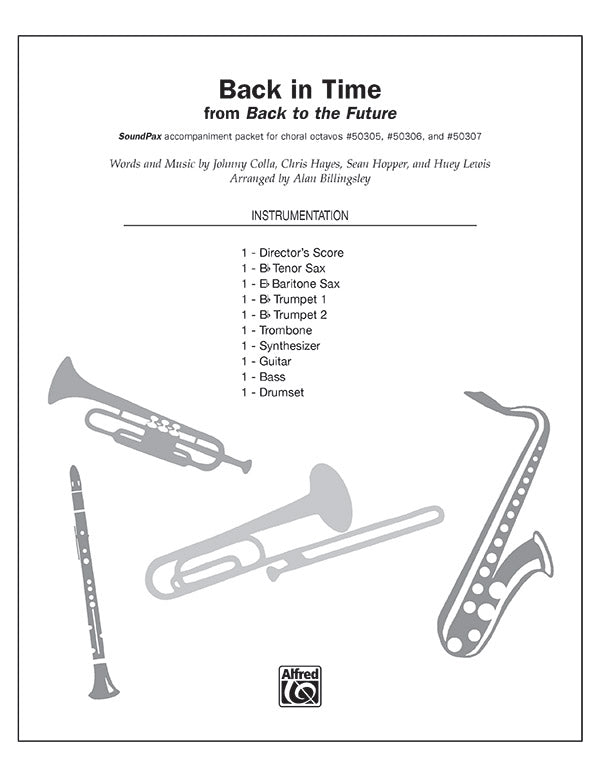 Back in Time: Drums Sheet Music Preview