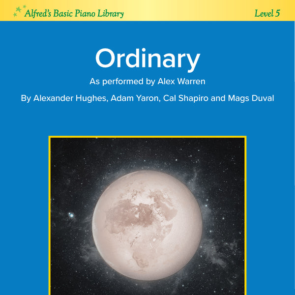 Ordinary (Alex Warren) Sheet Music Preview