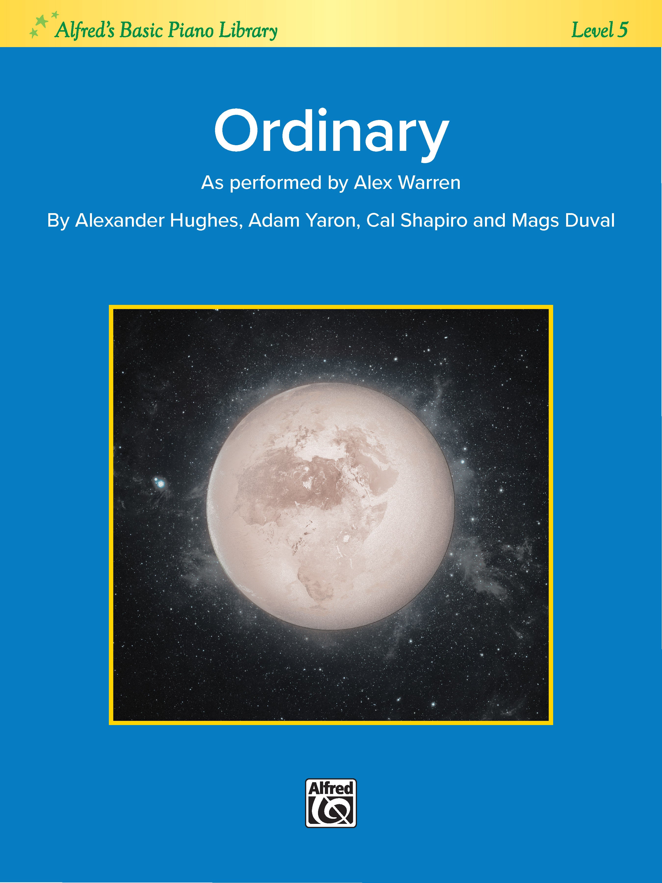 Ordinary (Alex Warren) Sheet Music Preview