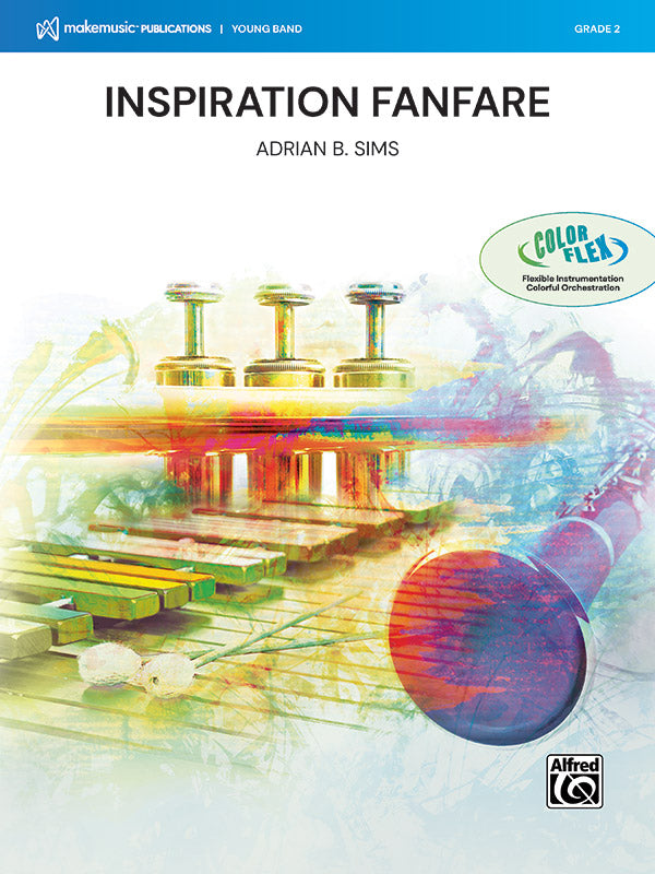 Inspiration Fanfare: 2nd Percussion Sheet Music Preview