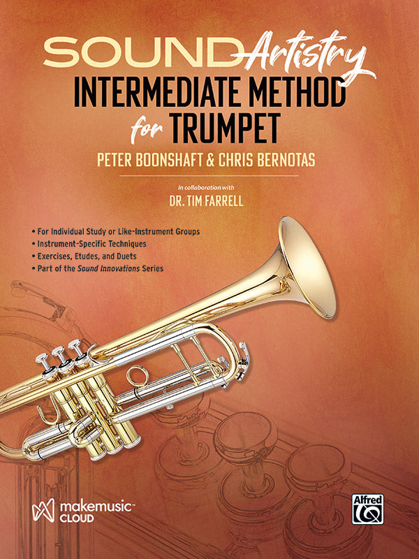 Sound Artistry Intermediate Method for Trumpet Cover Image