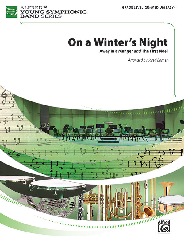 On a Winter's Night: 1st B-flat Trumpet Sheet Music Preview