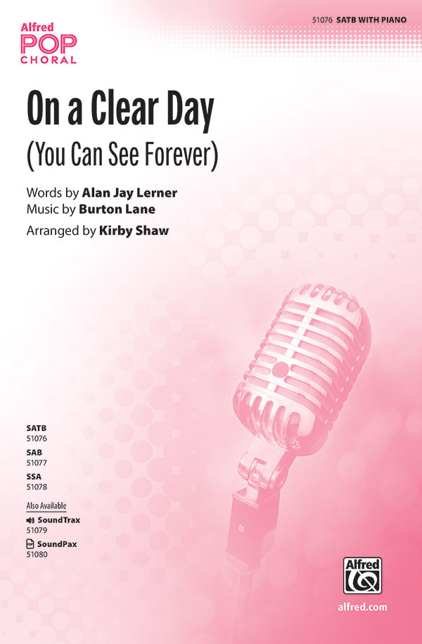 On a Clear Day Cover Image