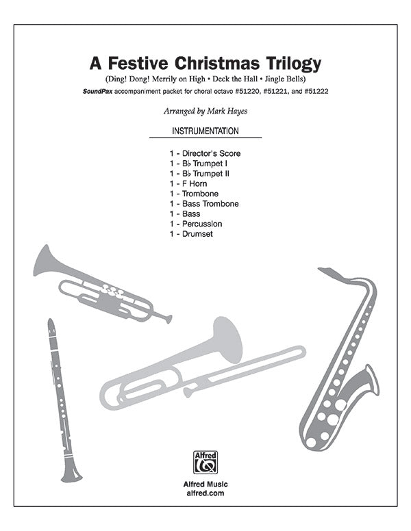 A Festive Christmas Trilogy: Bass Trombone Sheet Music Preview