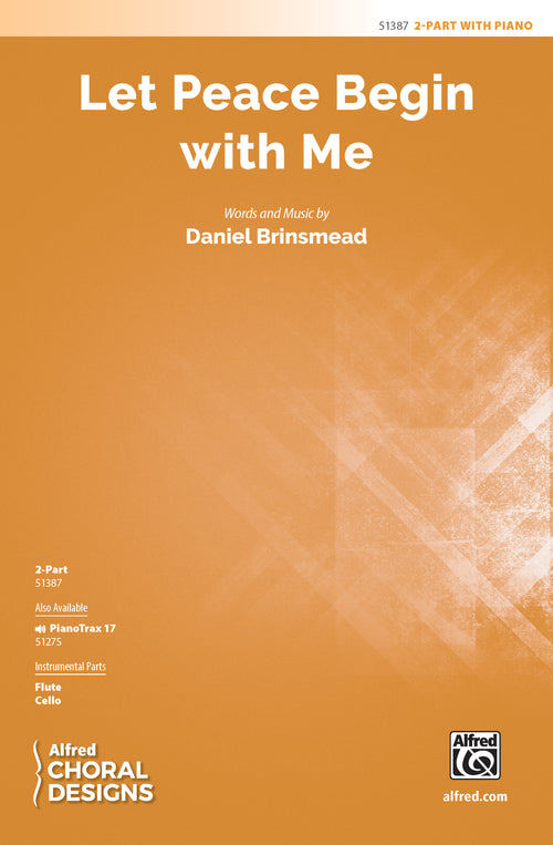 Let Peace Begin with Me Sheet Music Preview