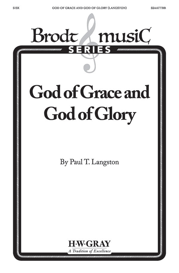 God of Grace and God of Glory Cover Image