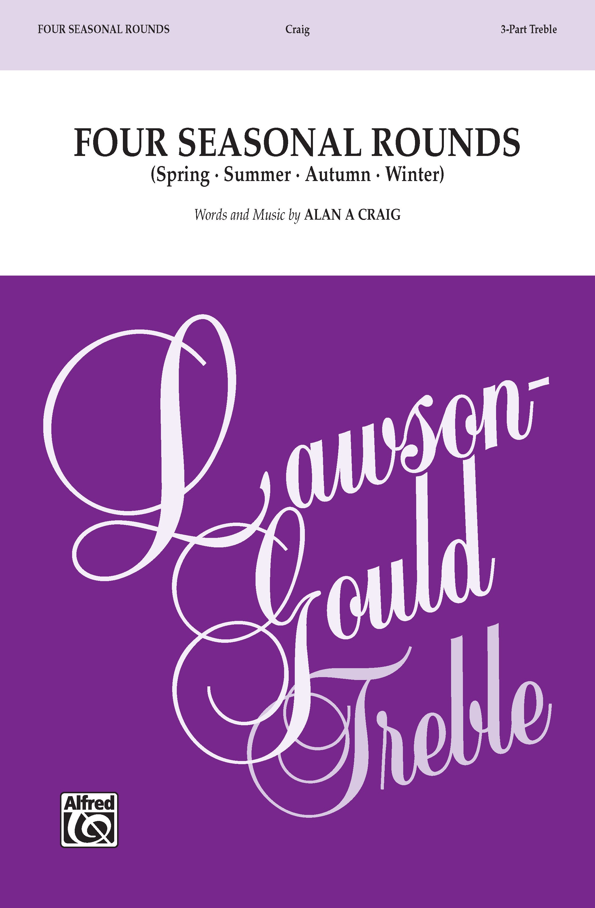 Four Seasonal Rounds Sheet Music Preview