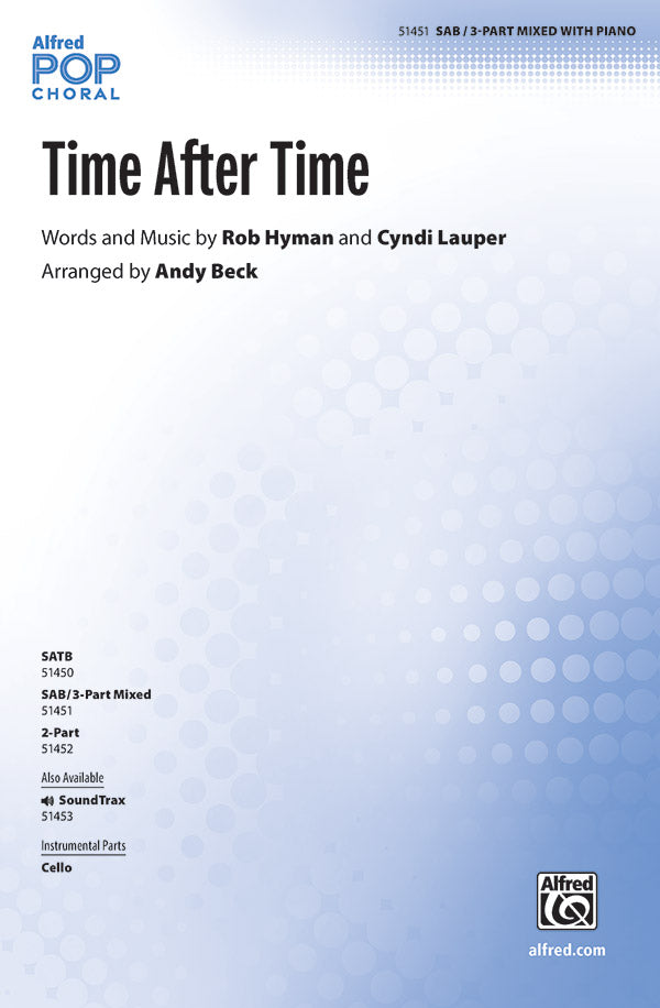 Time After Time Sheet Music Preview