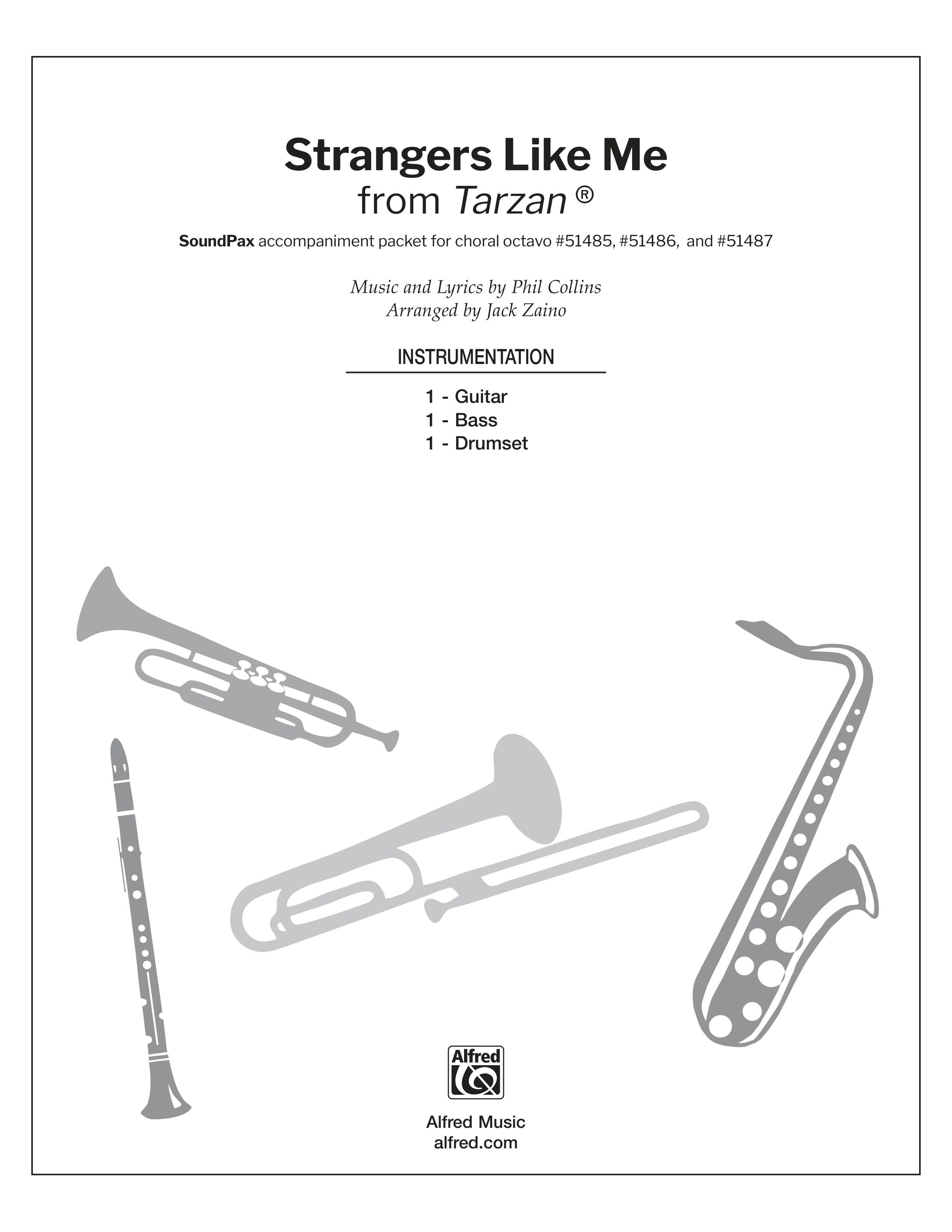 Strangers Like Me: Bass Guitar Sheet Music Preview