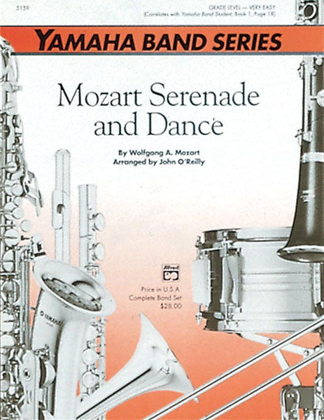 Mozart Serenade and Dance: E-flat Alto Saxophone Sheet Music Preview