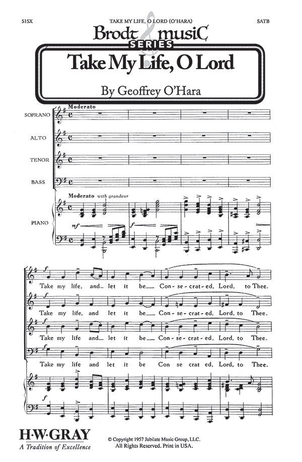 Take My Life, O Lord Cover Image